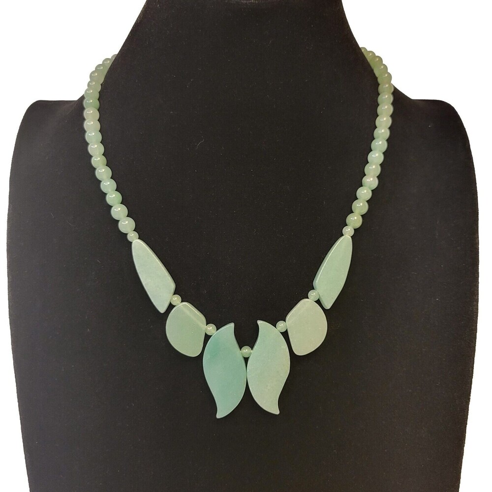 Fashion Jade Gemstone Beaded Women Necklace